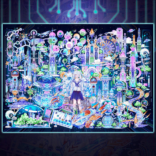 Dreamcore Amusement Park 3D Sticker