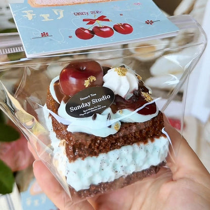 Thin Mint Cherry Brownie Squishy