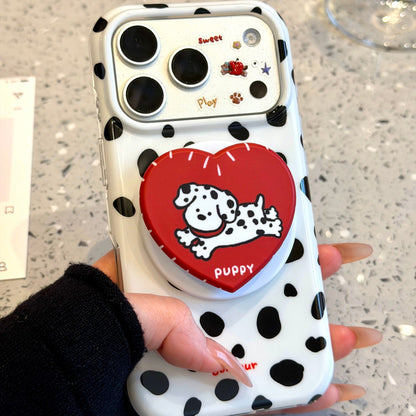 Cartoon Dalmatian Magnetic Stand Acrylic Phone Case