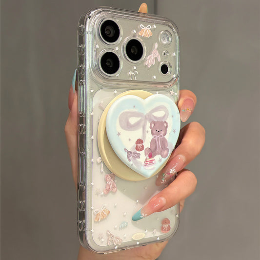 Dessert  Bear Magnetic Stand Acrylic Phone Case