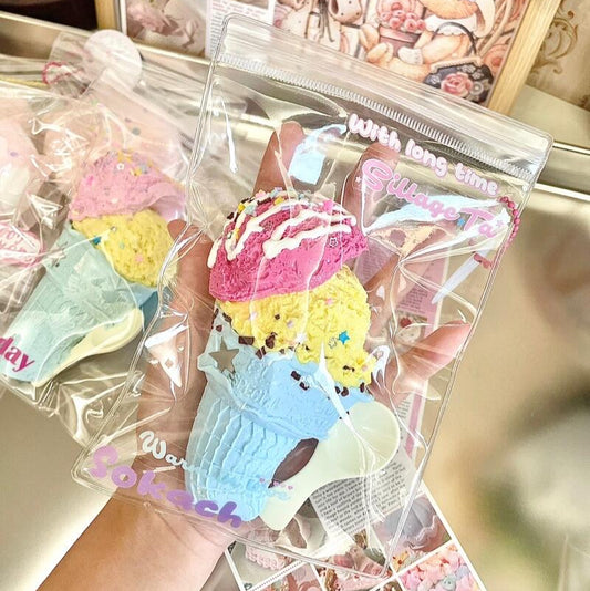 Assorted Ice Cream Cone Squishy