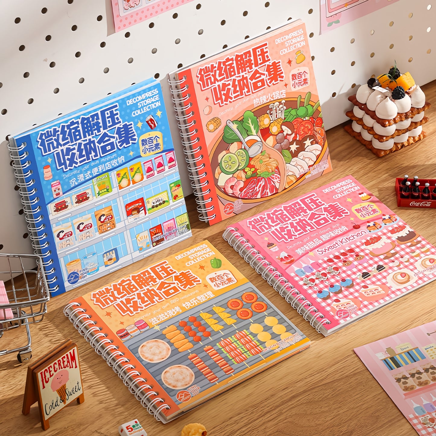 Shelf Display 3D Sticker Book