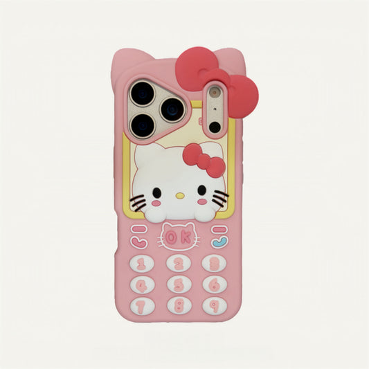 Vintage Cat Phone Silicone Phone Case