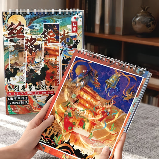 The Splendor of the Silk Road 3D Sticker Book