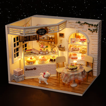 Cake Shop DIY Miniature House - English Instructions