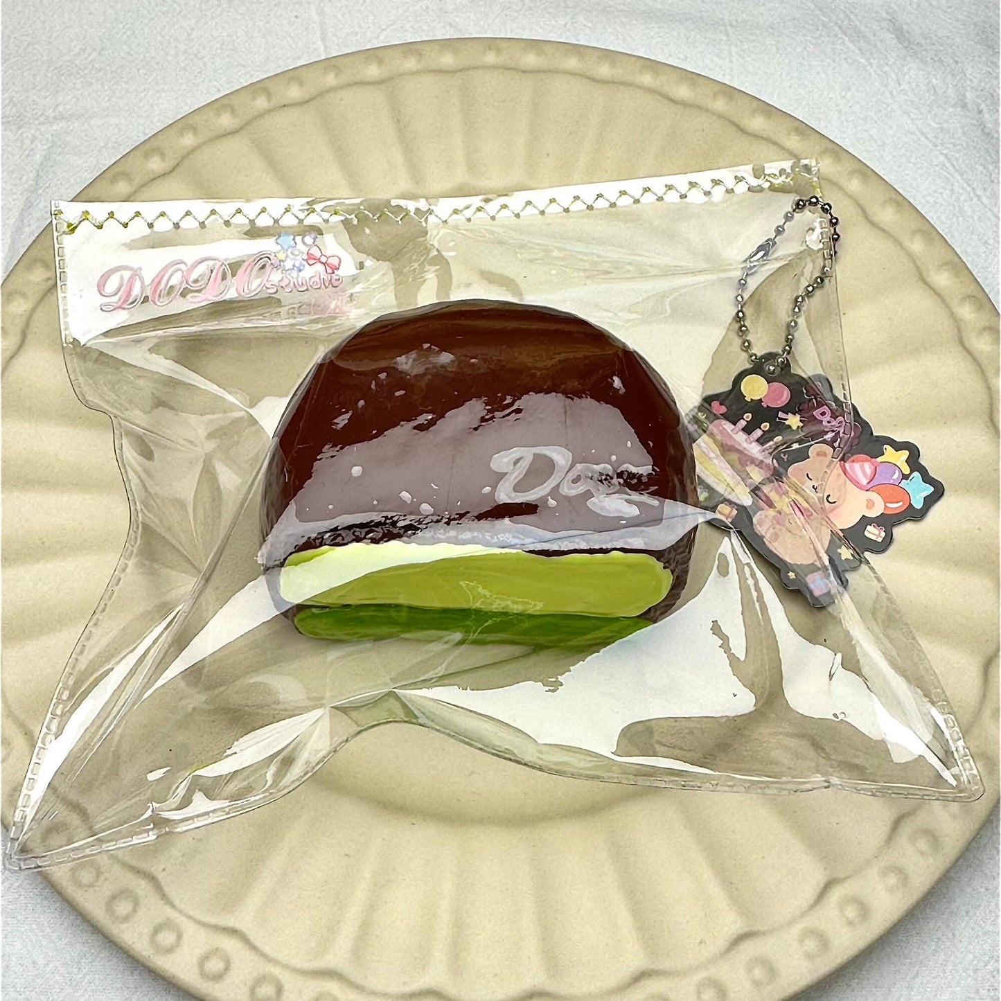Dove Matcha Chocolate Pie Squishy