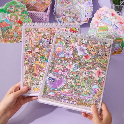 Miniature Shop 3D Sticker Book