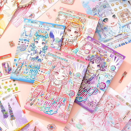 Time Travel Dress Up 3D Sticker Book