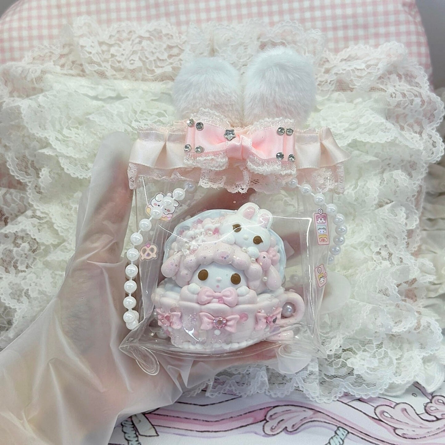 Cute Sheep in a Cup Squishy