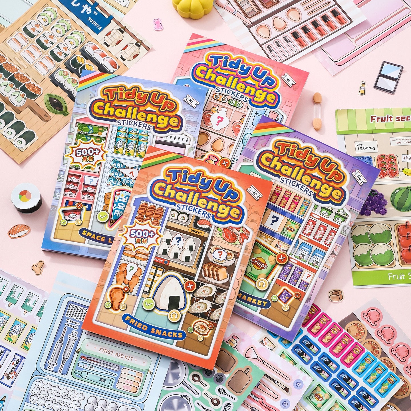 Shelf Display 3D Sticker Book