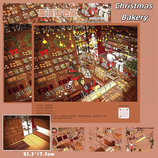 Christmas Bakery 3D Sticker