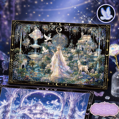 Lost Palace Series 3D Sticker | 2 Cute Miniature Scenes