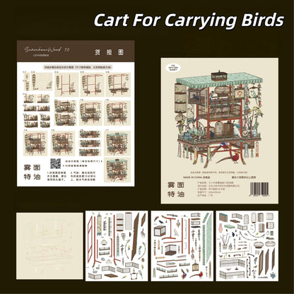 Fantasy Palace 3D Sticker | 3 Cute Miniature Scenes