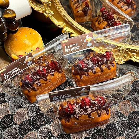 Raspberry Chocolate Toast Squishy