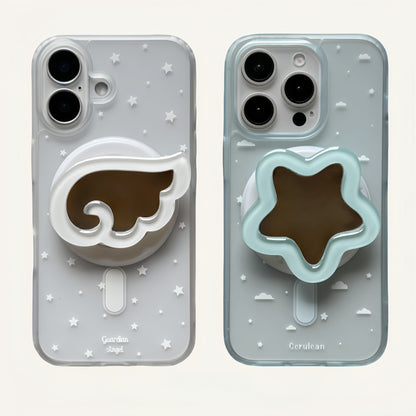 Star Cloud Magnetic Mirror Acrylic Phone Case