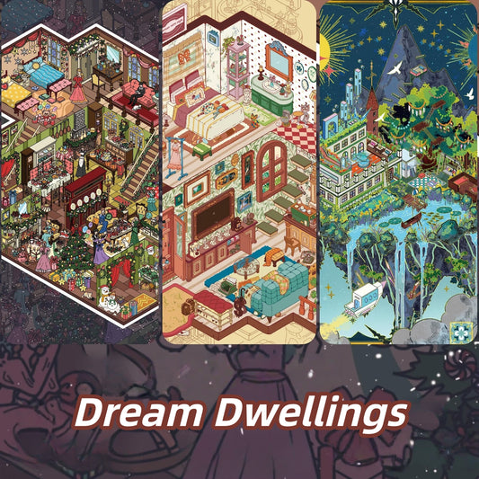 Dream Dwellings 3D Sticker | 3 Cute Miniature Scenes