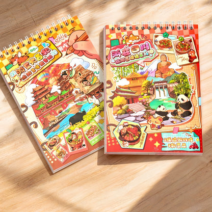 Foodie Travel 3D Sticker Book