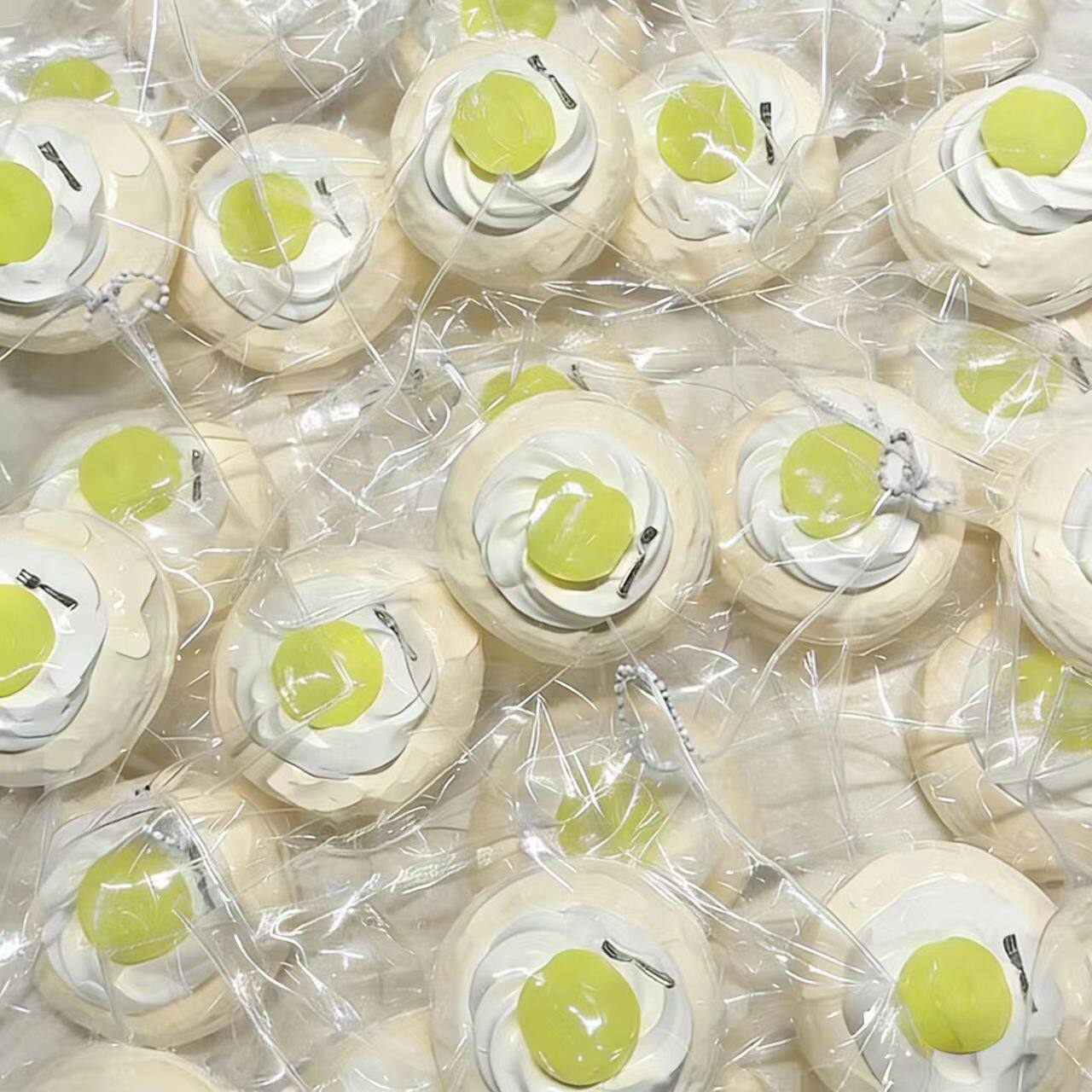 Green Grape Cream Bread Squishy