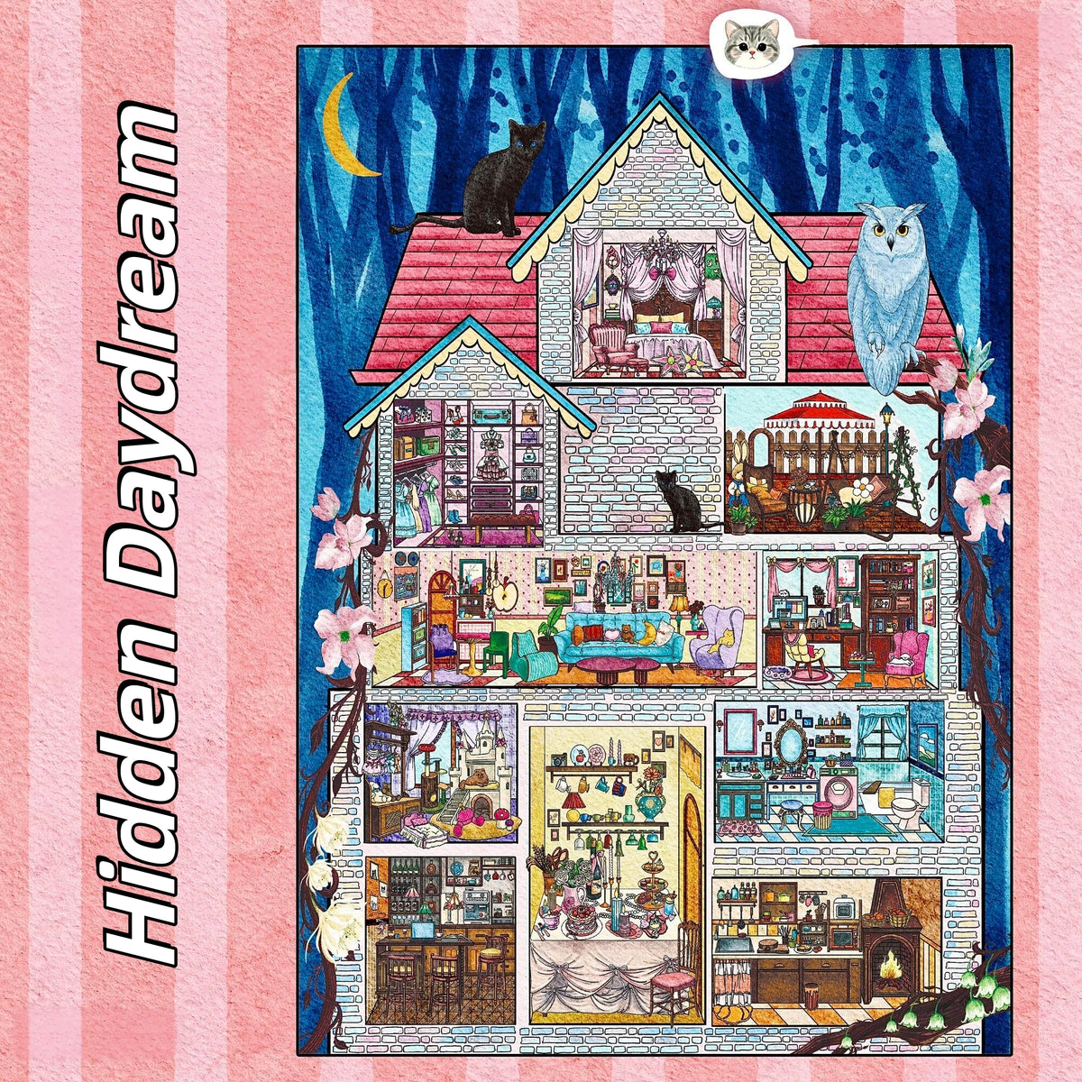 Hidden Daydream 3D Sticker