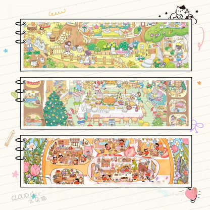 Little Feast 3D Sticker | 3 Cute Miniature Scenes
