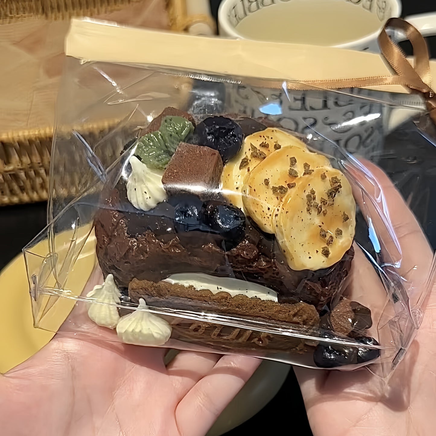 Chocolate Banana Cream Puff Squishy