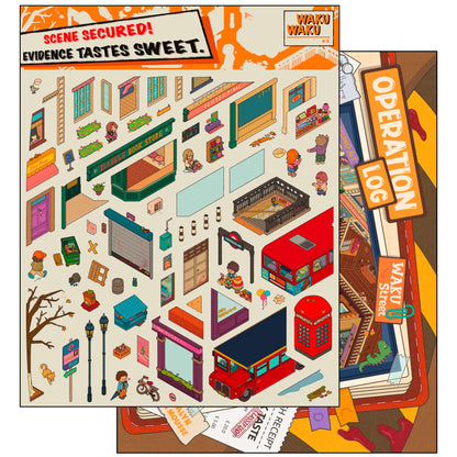 Dreamy Life 3D Sticker | 4 Cute Miniature Scenes