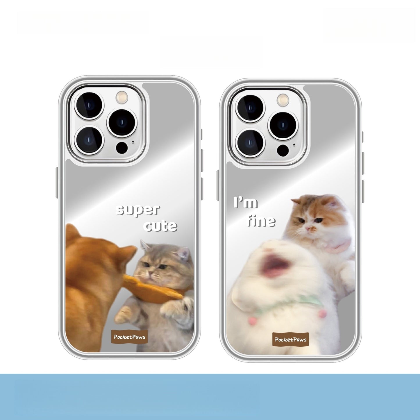 Custom Pet Photo Mirror-like Phone Case