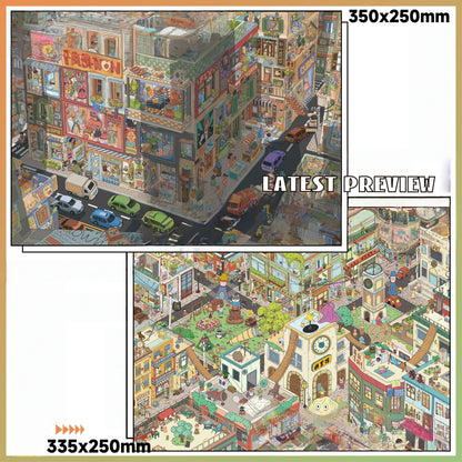 Twilight Hide 3D Sticker | 2 Cute Miniature Scenes