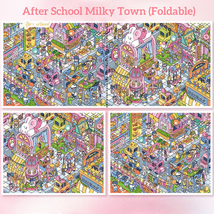 After School Milky Town 3D Sticker