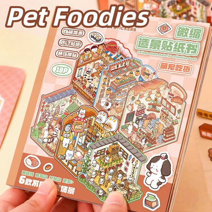 Paw's Shop 3D Sticker Book