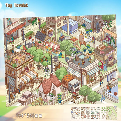 Toy Townlet 3D Sticker