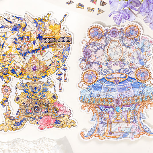 Luxury Adornments 3D Sticker | 2 Cute Miniature Scene