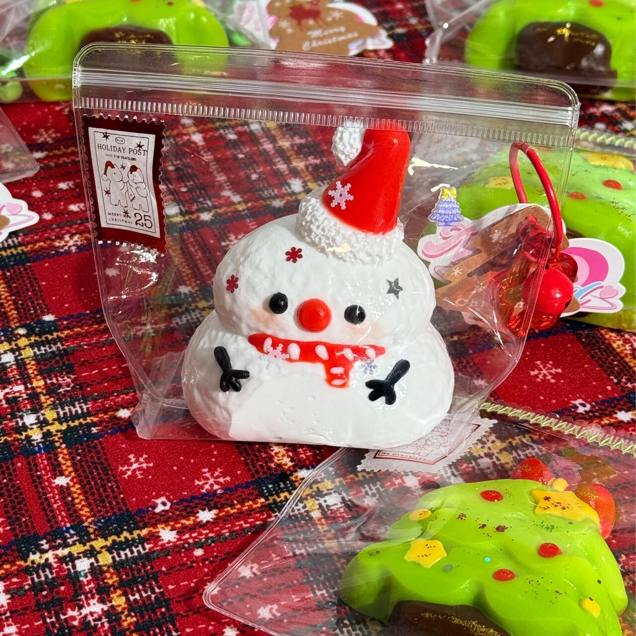 Christmas Snowman Squishy