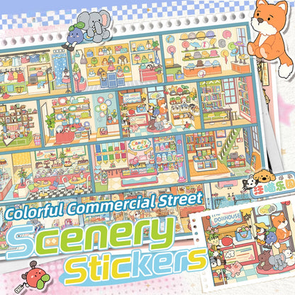 The Cubicle 3D Sticker | 2 Cute Miniature Scenes