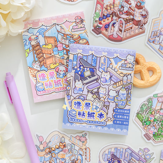 Meow's Daily Life 3D Sticker Book