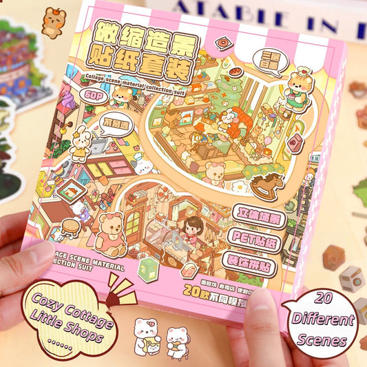 Dream Cottage 3D Sticker Book