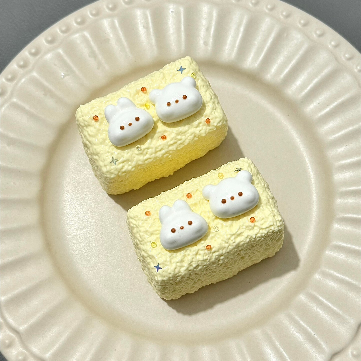 Bear Bunny Toast Squishy