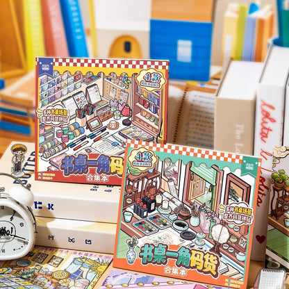Desk Corner 3D Sticker Book