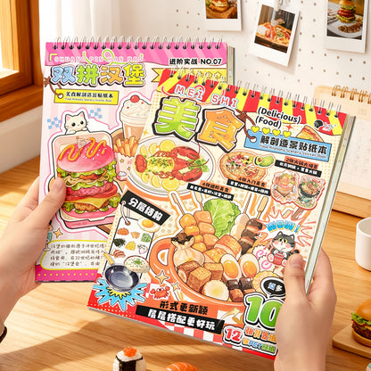 Food Anatomy 3D Sticker Book
