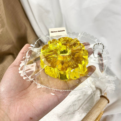 Crystal Pineapple Ring Squishy