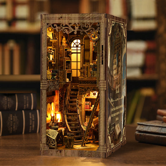 Antique Book Collector's Room DIY Miniature House - English Instructions