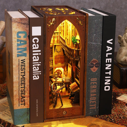 Library of Books DIY Miniature House - English Instructions
