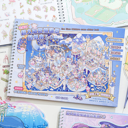 Fantasy Architecture 3D Sticker Book