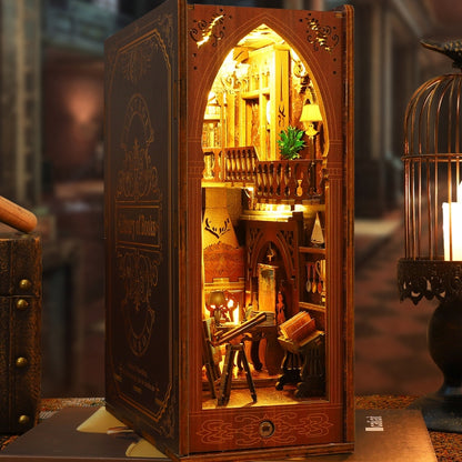 Library of Books DIY Miniature House - English Instructions