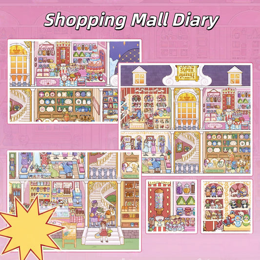 Shopping Mall Diary 3D Sticker