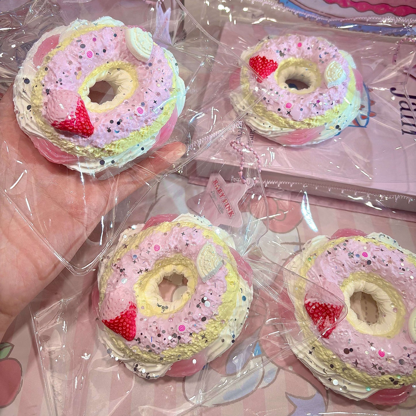 Strawberry Wheel Puff Squishy