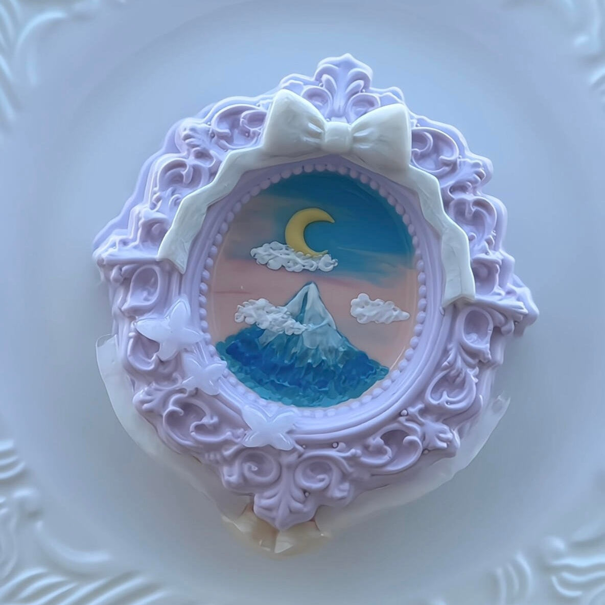 Deep Blue Purple Moon Squishy