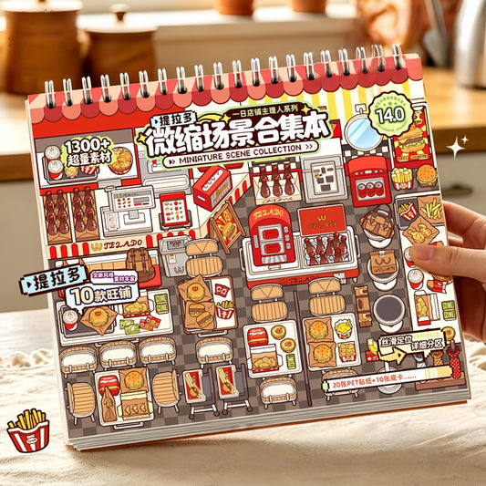 Shopkeeper for a Day 3D Sticker Book