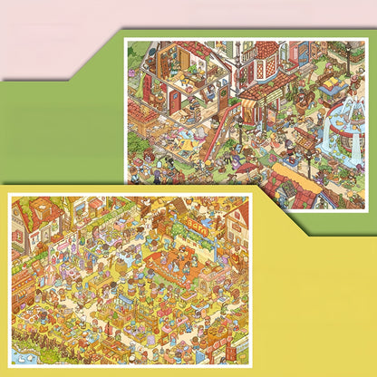 Spring Sounds 3D Sticker | 2 Cute Miniature Scenes