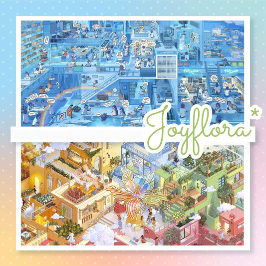 Other World 3D Sticker | 2 Cute Miniature Scenes